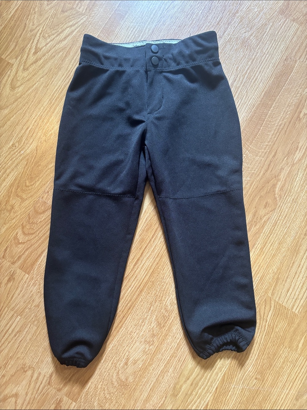 Kids Black Baseball Pants